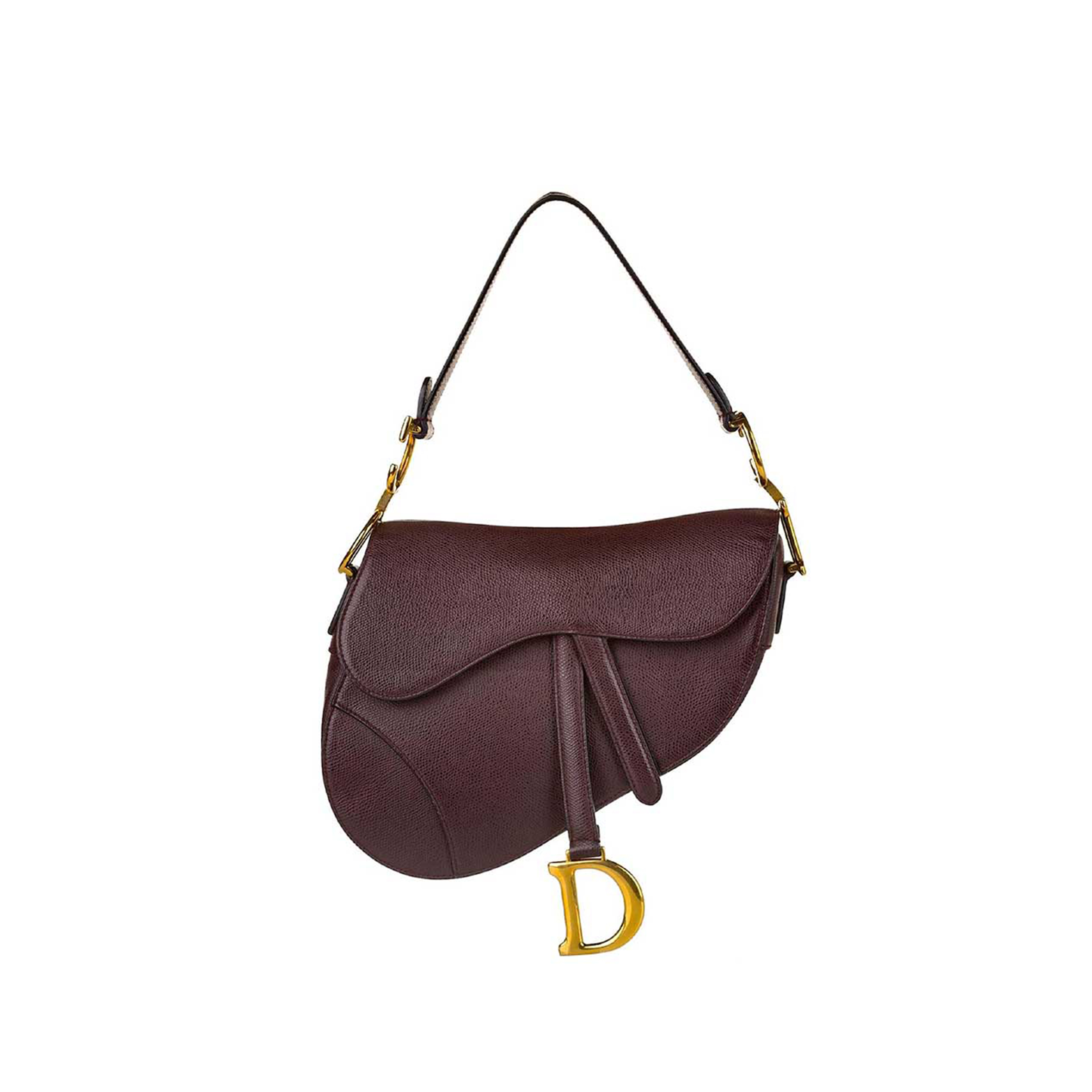 DIOR SADDLE LARGE CALFSKIN BORDEAUX (25.5*20*6.5cm) 